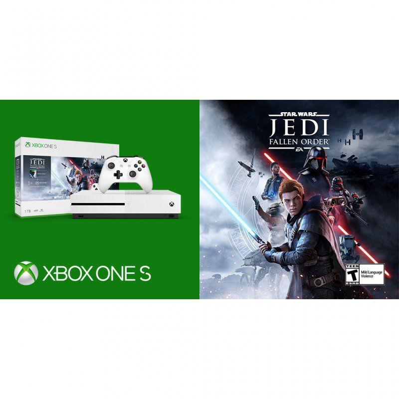 Console Xbox One S 1TB e Jogo Star Wars Jedi: Fallen Order Deluxe
